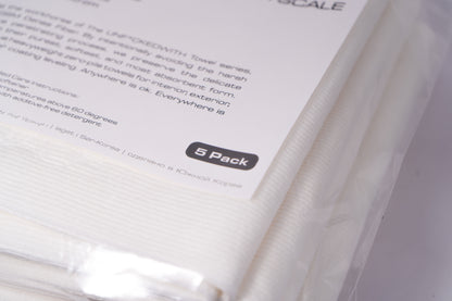 450 GSM Dense Fiber Undyed Towels 5-Pack